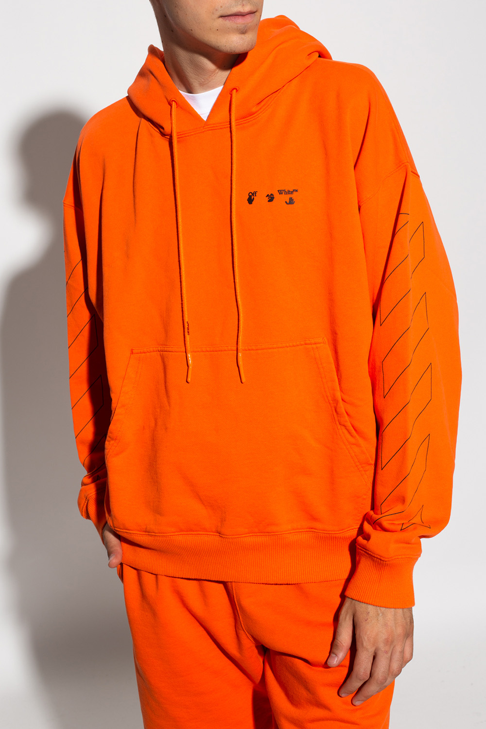 Sweat off white orange sale